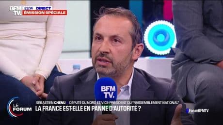 Pour Sébastien Chenu (RN), "il y a une surreprésentation des mineurs et des étrangers" dans les phénomènes d'insécurité en France