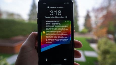 Canada will test emergency alert system on Wednesday