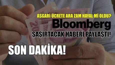 Son dakika... Asgari ücrete ara zam hayali bitti mi? ABD'li Bloomberg'den milyonları şaşırtacak haber: İşte o gizli plan