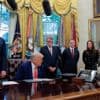 Trumps ‘handelsdeal’ met de Britten toont vooral een terugtrekkende beweging