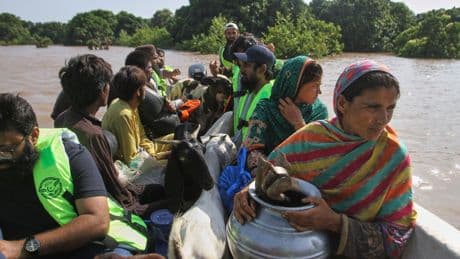 Pakistan’s southern Sindh province evacuates 100,000 people over flooding threat