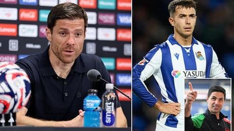 Revealed: How Real Madrid chiefs responded to Xabi Alonso's 'request to hijack Arsenal's Martin Zubimendi deal'