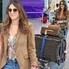 Elizabeth Hurley looks pretty pleased with herself after VERY loved-up trip with new country boyfriend Billy Ray Cyrus