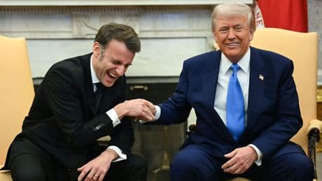 Achtung, Kanzler - So begrüßt der US-Präsident seine Gäste