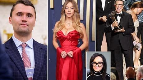 The ugly Emmys insult to Charlie Kirk... the most hideously dressed actress... and why Stephen Colbert is truly pathetic: KENNEDY reveals the REAL awards and epic fails