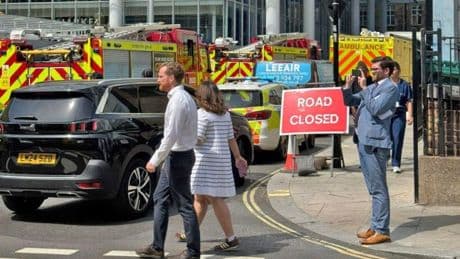 St Mary’s Hospital in London evacuated after fire breaks out