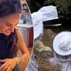 Meghan shares full clip of honey harvesting with Lilibet - and gives a sweet nod to Archie