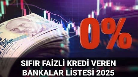0 faizli kredi veren bankalar güncellendi: Hangi banka, ne kadar faizsiz kredi veriyor? 2025 Temmuz ayı bankaların faiz oranları