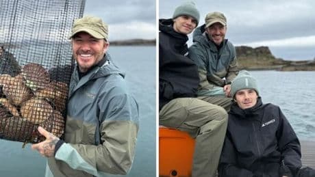 David Beckham lifts lid on secret fishing trip with sons - but Brooklyn was absent again