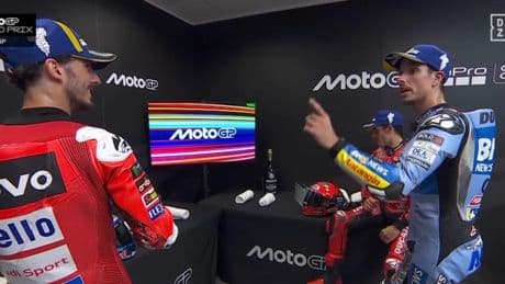 Marc Márquez, Bagnaia y Alex Márquez debaten sobre el reglamento por lo de Aragón: "Ahora ya no"
