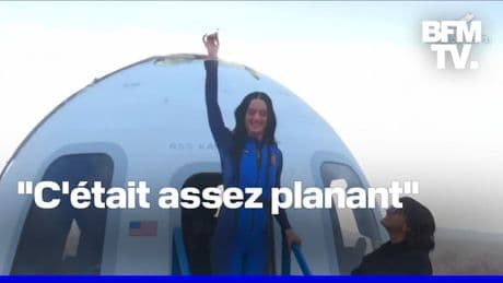 La chanteuse Katy Perry est allée dans l'espace à bord d'un vol uniquement féminin