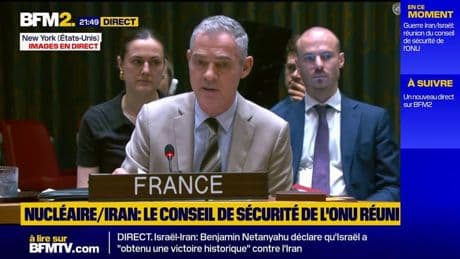 Iran/Israël: au conseil de sécurité de l'ONU, la France appelle à un "arrêt complet des hostilités"