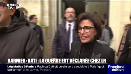 Michel Barnier investi par LR pour la législative partielle à Paris, Rachida Dati maintient sa candidature