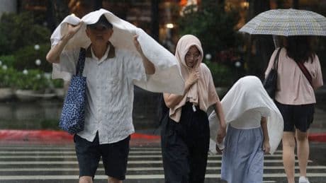 Taifun «Danas» trifft Taiwan – Tote und Hunderte Verletzte