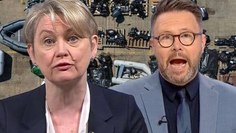 Yvette Cooper in BBC car crash as presenter skewers her migration plan