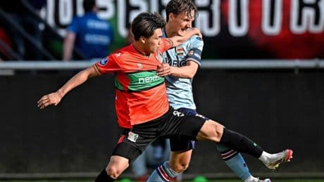 Na schrik rondom ernstige hoofdblessure Dirk Proper levert NEC-Willem II geen winnaar op