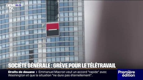 Des salariés de la Société Générale appelés à faire grève pour le maintien de leur quota de jours de télétravail