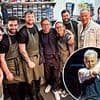 Bruce Springsteen and Stephen Graham spotted breaking for lunch in leafy Yorkshire village