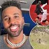 Jason Derulo jokes he's 'OK' after watching hilarious MailOnline video of chaotic Gloucestershire cheese-rolling race and comparing it to THAT 'Met Gala fall'