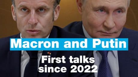Putin and Macron discuss Iran, Ukraine in first phone call in nearly three years