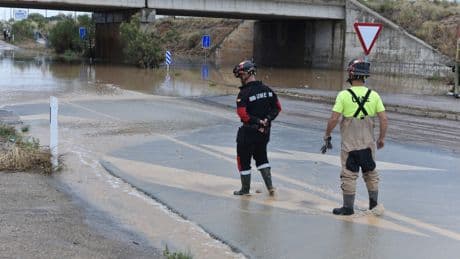 La Aemet eleva la alerta por lluvias a nivel rojo en Aragón y Cataluña