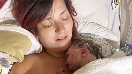'I almost died in childbirth, but my partner saved me with a kiss'