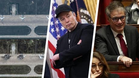 Frappes ukrainiennes contre des bases russes, clash Musk-Trump, Faure réélu... Les 3 infos à retenir à la mi-journée