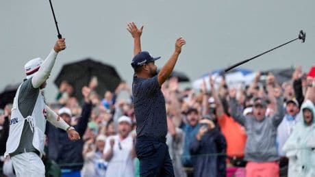 Golf: Zwei Zauber-Schläge zum Triumph: Spaun gewinnt US Open