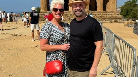 Who is Anne Burrell’s husband Stuart Claxton?
