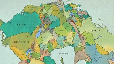 Este mapa muestra cómo será la Tierra dentro de 250 millones de años. Si se cumple, España tendrá mucha suerte