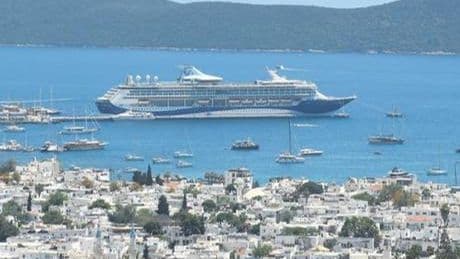 Bodrum’da kruvaziyer bereketi! 11 kruvaziyer ile 20 bin turist geldi