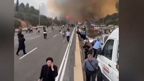 Waldbrände in Israel - Dramatische Flucht durch die Flammen