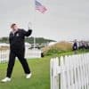 Trump caps his Scottish visit by opening a new golf course