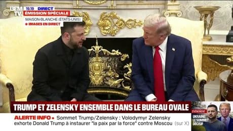 Sommet avec Donald Trump: Volodymyr Zelensky salue les "efforts" du président américain pour mettre fin à la guerre en Ukraine