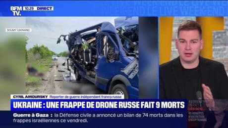 Ukraine : une frappe de drone russe fait 9 morts - 17/05