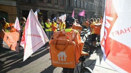 Plattformarbeit | Entlassungen in Lieferando-Streikwelle