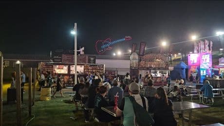 Drones light up the sky at the Saskatoon Exhibition for the first time