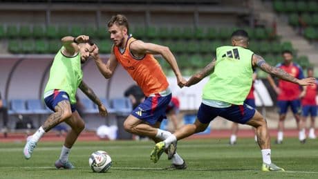 De la Fuente apuesta por Mingueza y Fabián como titulares para la final de la Nations League