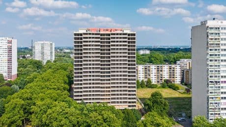 2200 Menschen betroffen - Hochhaus Weißer Riese in Duisburg wird gesprengt