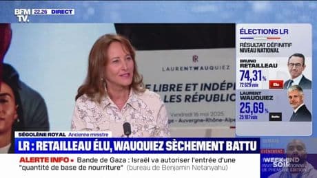 "Le ministère de l'Intérieur est toujours une rampe de lancement": Ségolène Royal réagit à la victoire de Bruno Retailleau à la présidence des Républicains