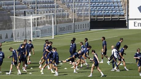 Sorpresa en el último entrenamiento de Ancelotti