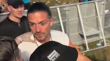 Jack Grealish sends message to Manchester City fans at Oasis gig