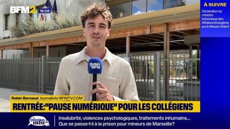 Rentrée scolaire : "pause numérique" pour les collégiens