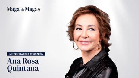 Ana Rosa Quintana, 'reina del VAR' de la política española, Premio Maga de Magas como mejor creadora de opinión