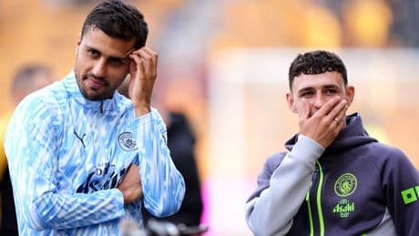 Rodri and Phil Foden fit and ready to return for Man City against Tottenham