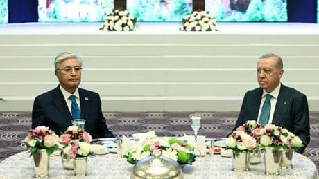 Başkan Erdoğan, Tokayev onuruna yemek verdi