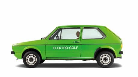 Peter Lustig fährt 1983 E-Golf: Schon damals prophezeit er das Ende des Verbrenners