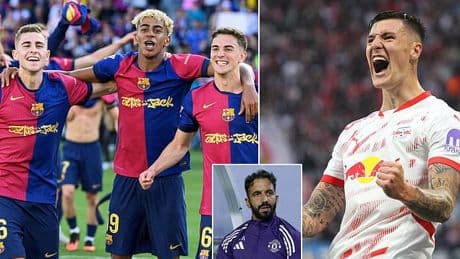 Man United are 'prepared to meet £61m valuation' of Barcelona star in sensational swoop - as Red Devils wait for Benjamin Sesko's decision on potential move