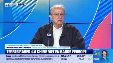Le monde qui bouge - L'Interview : Terres rares, la Chine met en garde l'Europe - 20/08