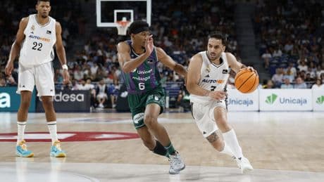 Campazzo lidera otro triunfo ante Unicaja y deja al Real Madrid a un paso de la final
